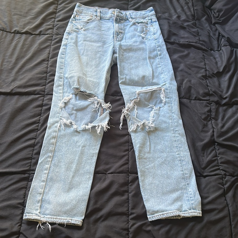 American Eagle Outfitters Light Blue Denim Jeans